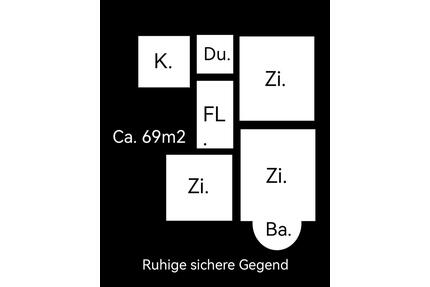 Ab April - 69 m2 Wohnung Doppelhaus Greifswald Gute ruhige Lage