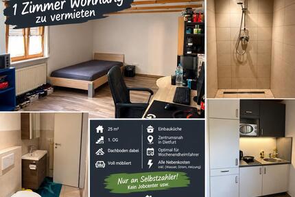1 Zimmer Wohnung Appartement Monteur - Dietfurt an der Altmühl