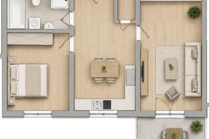 Eigentumswohnung 2 ZKB 65 m² in 86653 Monheim