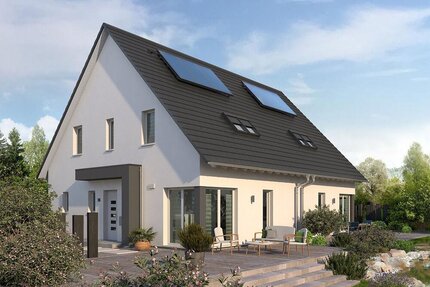 Individuelle Doppelhaushälfte in Eschweiler - Wohnvielfalt aus Holz.