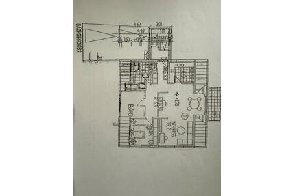 3 Zimmerwohnung in Mainz Laubenheim (dachgeschoß )