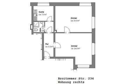 Wohnung zum Mieten in Braunschweig 547,00 € 72.88 m²