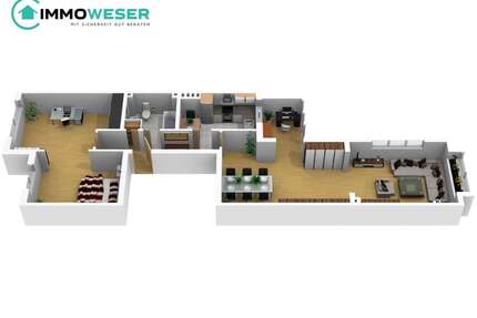 Wohnung zum Kaufen in Bremen 259.000,00 € 89.52 m²