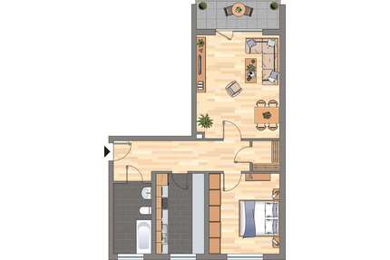 Wohnung zum Mieten in Haßloch 649,00 € 65.39 m²