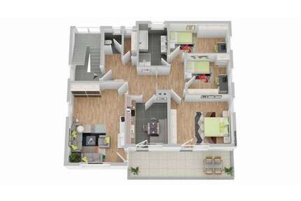 Wohnung zum Mieten in Roßtal OT Clarsbach 970,00 € 114 m²