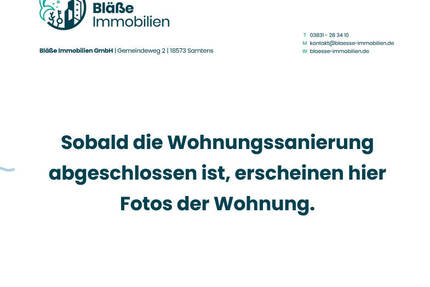 Sanierte 3-Raum-Wohnung in Gützkow