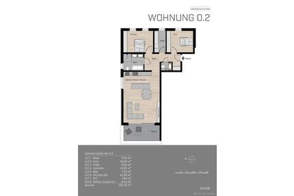 Neubauwohnung 3.5ZKB | Erstbezug | Stellplatz | Barrierefrei - Kleinblittersdorf