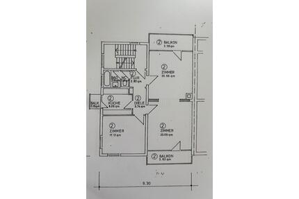 Lichtdurchflutete 3-Zi. Wohnung mit 3 Balkonen in PF-Rod - Pforzheim Dillweißenstein