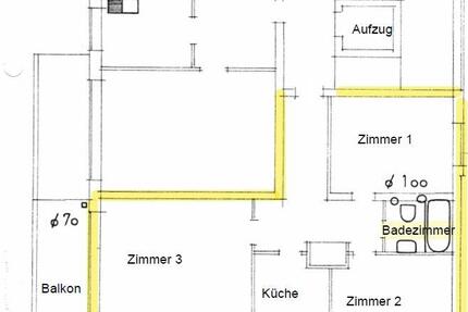 gepflegte Mietwohnung in ruhigem Haus 71 qm - Wetter (Ruhr)