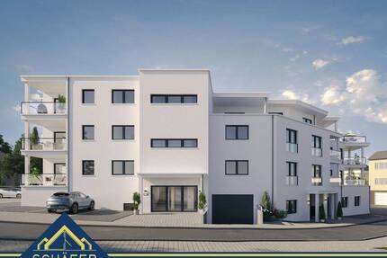Großzügige Neubauwohnung mit Balkon und 2 Stellplätzen in zentraler Lage von Siersburg zu vermieten - Rehlingen-Siersburg