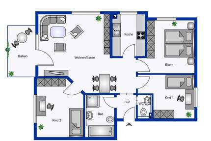 Wohnung zum Kaufen in Sulzbach an der Murr 290.000,00 € 86.5 m²