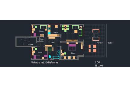 Stadtmitte, 4,5 Zimmer, kompl. renoviert, grosser Balkon, hell - Gummersbach