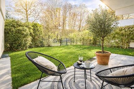 Frisch renovierte 2-Zimmer-Gartenwohnung BogenhausenOberföhring - Geretsried