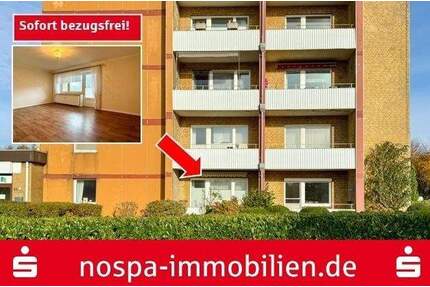 Reserviert: 3-Zi. Erdgeschoss-Eigentumswohnung mit PKW-Stellplatz und Loggia in der Kreisstadt Husum