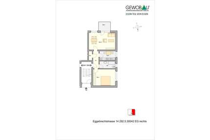 Wohnung zum Mieten in Essen 380,00 € 56.87 m²