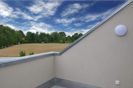 Dachgeschoss - individuell und Idyllisch gelegene Eigentumswohnung in 93158 Teublitz-Katzdorf - Neubau