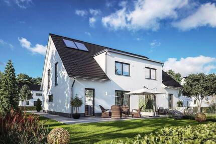 Helles Doppelhaus mit Platz für die ganze Familie – inkl. Grundstück - Grefrath Oedt