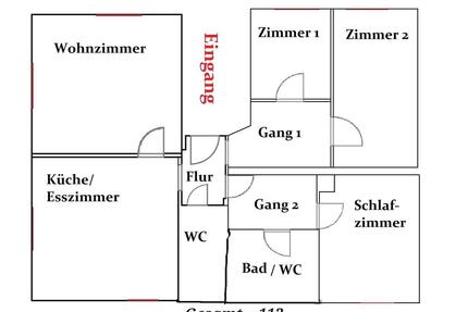4 zkb Wohnung in Ruschberg - 380,00&nbsp;EUR Kaltmiete, ca.&nbsp; 112,00&nbsp;m&sup2; in Ruschberg (PLZ: 55776)
