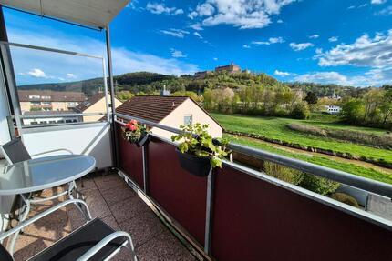 3 - Zimmer-Wohnung in Kulmbach 2 Balkone, Garage & Burgblick