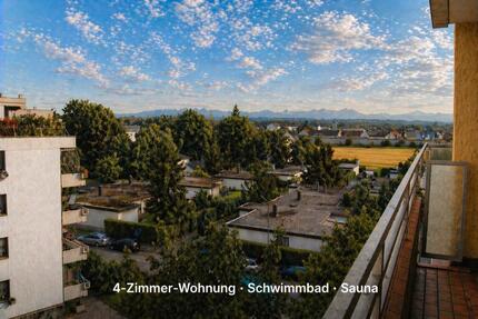 Prov-Frei 4-ZIMMER-WOHNUNG MIT SÜDBALKON, POOL & SAUNA IN OLCHING