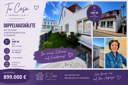 Haus zum Kaufen in Norderney 899.000,00 € 110 m²