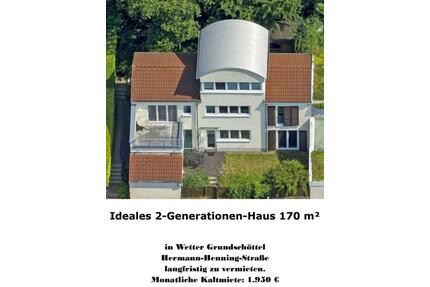 Ideales 2-Generationen-Haus: 80m² und 90 m² mit 2 Küchen - Wetter (Ruhr)