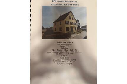 Haus zu verkaufen - 220.000,00&nbsp;EUR Kaufpreis, ca.&nbsp; 200,00&nbsp;m&sup2; in Anhausen (PLZ: 56584)