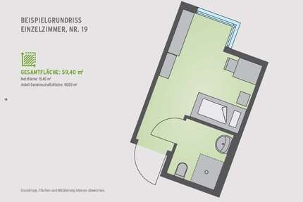 Wohnung zum Kaufen in Renchen 171.600,00 € 59.4 m²