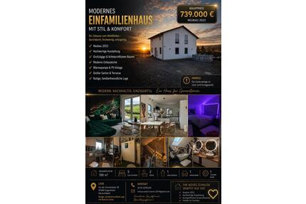 Modernes Einfamilienhaus mit stil & komfort Neubau 2023 - Sugenheim Deutenheim