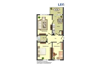 Wohnung zum Mieten in Bergkamen 499,00 € 67.04 m²