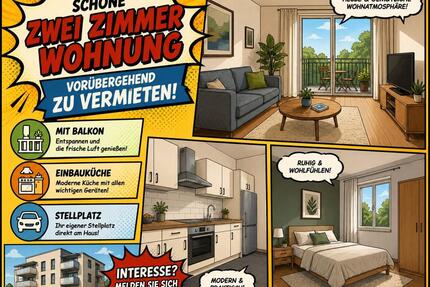 2-Zimmer Wohnung für 4 Monate zu vermieten. - Mitterteich