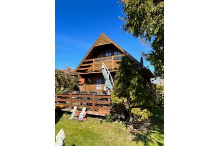 Holz-Ferienhaus Wohnung auf Rügen, Ostseeurlaub bis 5 Personen - Dranske