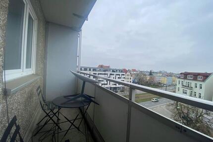 Möblierte 1-Zimmer- Wohnung im Zentrum Rostock, Balkon