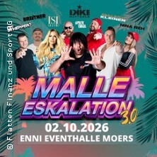 Malle Eskalation 3.0 - Line Up: Ikke Hüftgold, Isi Glück, Specktakel, Timo Scheppert u.a.