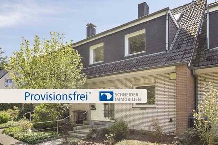 Gepflegtes Reihenhaus mit Südwestgarten und Garage in Ratingen-Breitscheid