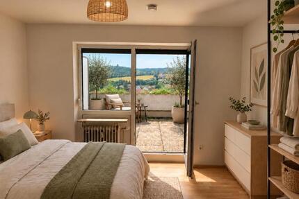 Maisonette Wohnung, 2 Zimmer, EBK, neues Bad, provisionsfr. 1.11. - Passau Auerbach
