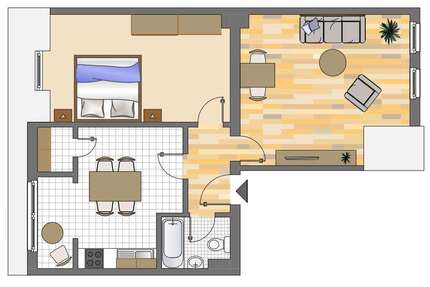 Wohnung zum Mieten in Herne 419,00 € 55 m²