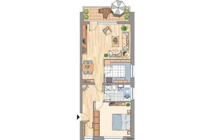 Wohnung zum Mieten in Bonn 326,45 € 63 m²