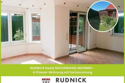 RUDNICK bietet NATURNAHES WOHNEN - 4-Zimmer-Wohnung mit Gartennutzung - Rehburg-Loccum-Winzlar