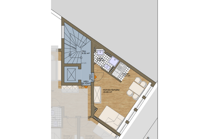 Wohnung zum Mieten in Aachen 465,00 € 25 m²