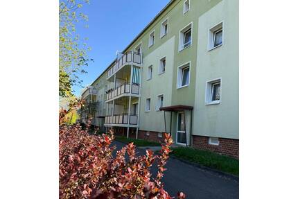 Balkonblick ins Grüne - 335,00&nbsp;EUR Kaltmiete, ca.&nbsp; 50,80&nbsp;m&sup2;&nbsp;Wohnfl&auml;che in Wilkau-Haßlau (PLZ: 08112)