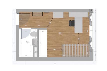 Möbliertes Apartment Erstbezug 1 Zimmer Wohnung - Deggendorf