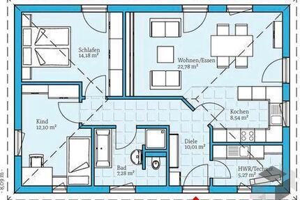 80qm Wohnung zu vermieten in Ittling - Straubing