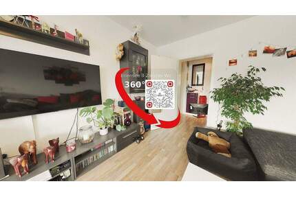 360° Rundgang: 3-Zimmer-Wohnung mit Balkon in der Nähe vom Erlensee!