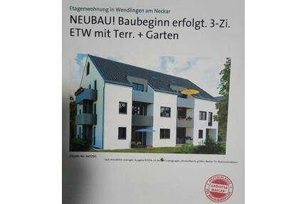Moderne 3,5-Zi. EG-Wohnung mit Garten in Wendlingen - Wendlingen am Neckar