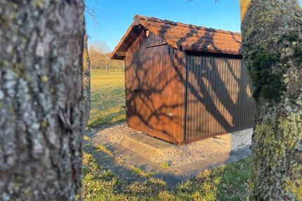 → Garten Grundstück zu verpachten → Mit Gartenhaus → WERNAU - Wendlingen am Neckar