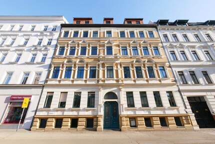 Stilvolle Altbauwohnung mit Balkon in repräsentativem Gründerzeithaus - Leipzig
