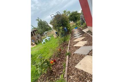 Pachtgarten mit großer massiver Laube - Tribsees