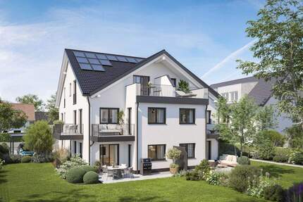 3-Zimmer-Neubau-Wohnung inkl. zwei taghellen, wohnlich ausgebauten Räumen im Souterrain - Vaterstetten Parsdorf