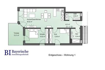 3-Zimmer-Erdgeschosswohnung - 970,00&nbsp;EUR Kaltmiete, ca.&nbsp; 87,00&nbsp;m&sup2; in Ering (PLZ: 94140)